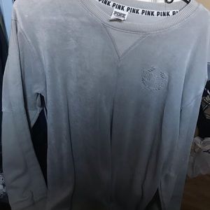 Pink crew neck hoodie